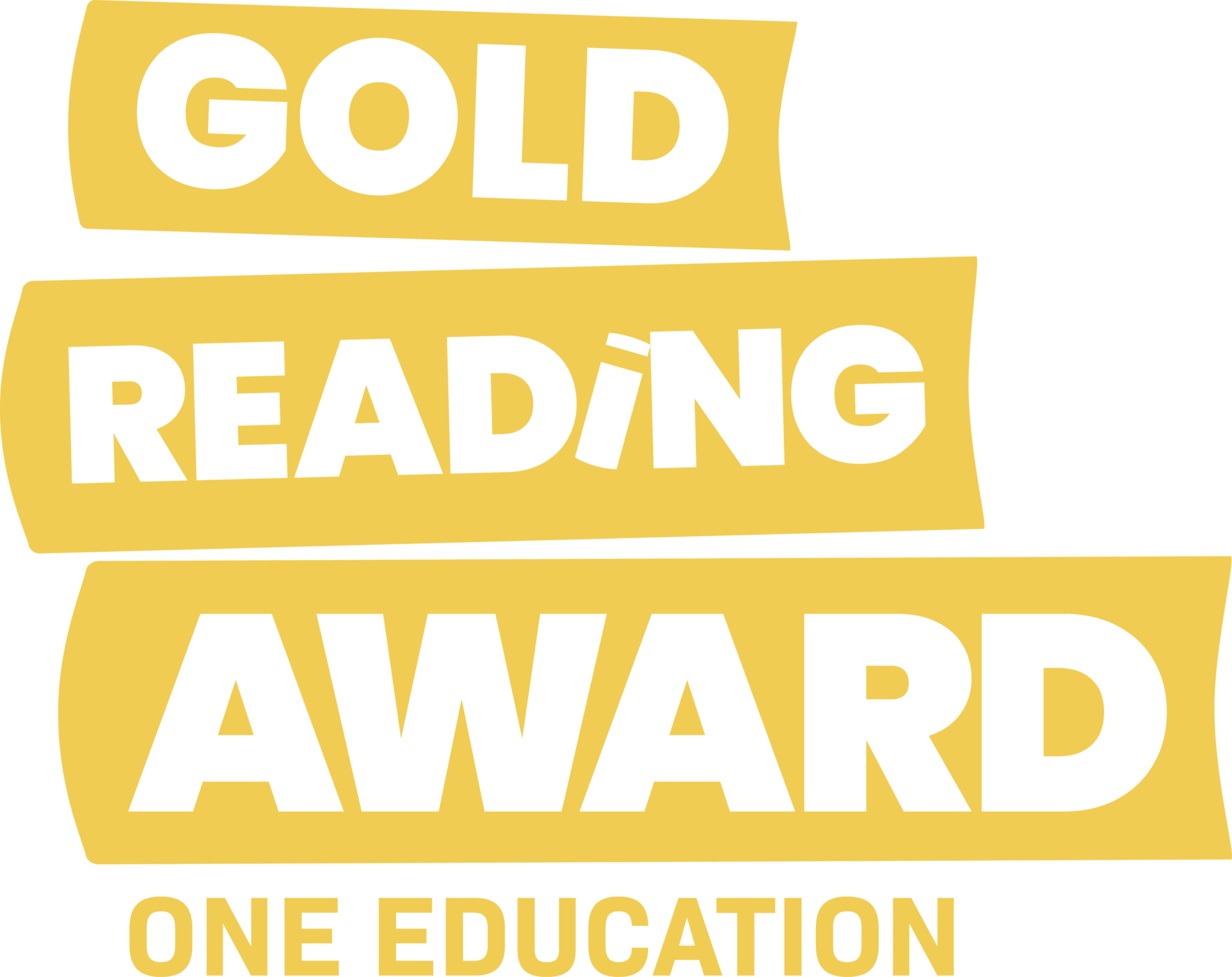 OneEducation Reading Award Gold
